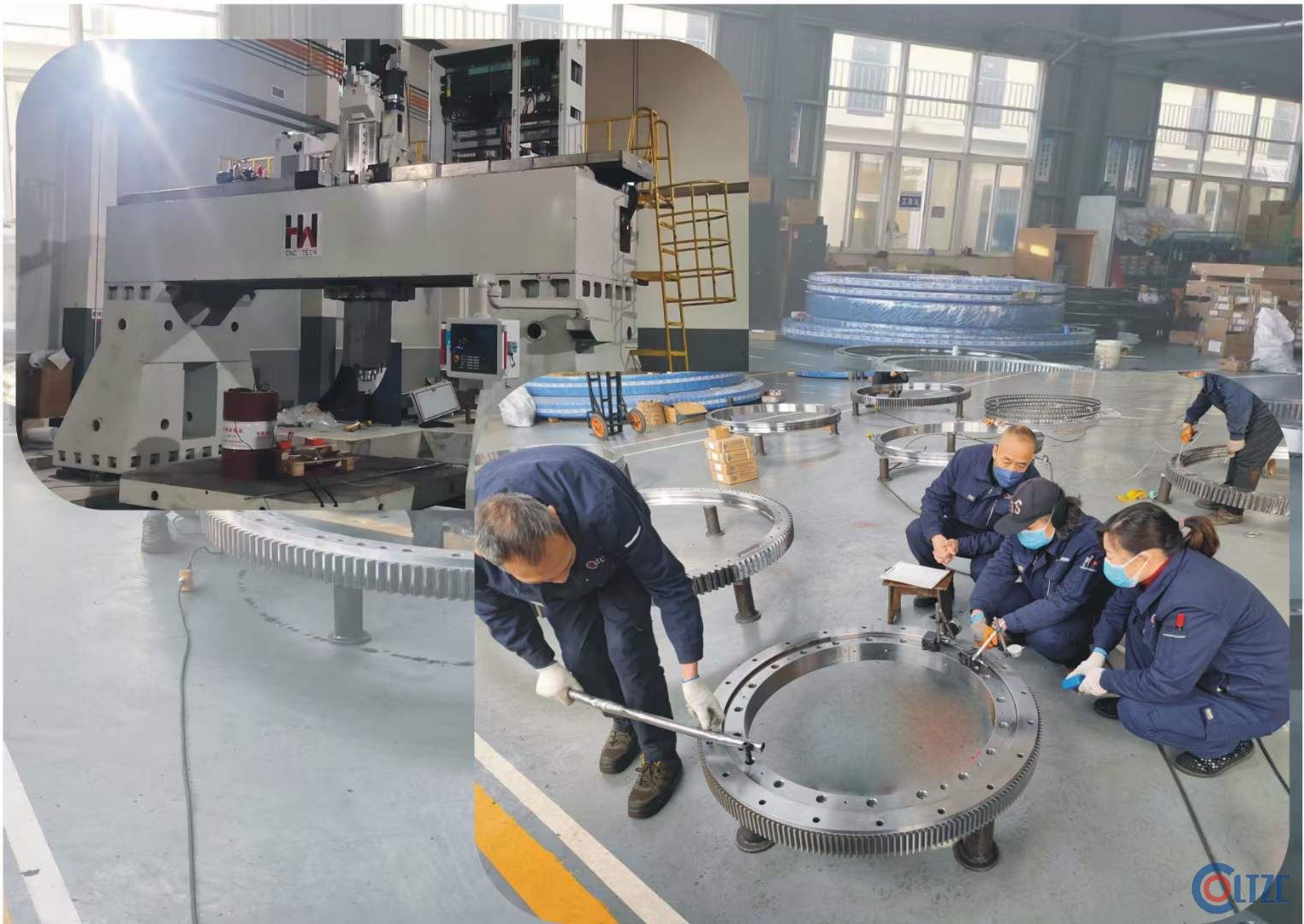 LTZC洛阳洛特轴承研制的2250/1600/2500高精度回转支承轴承